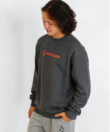 Volcom Stonicon Crew - Charcoal Heather
